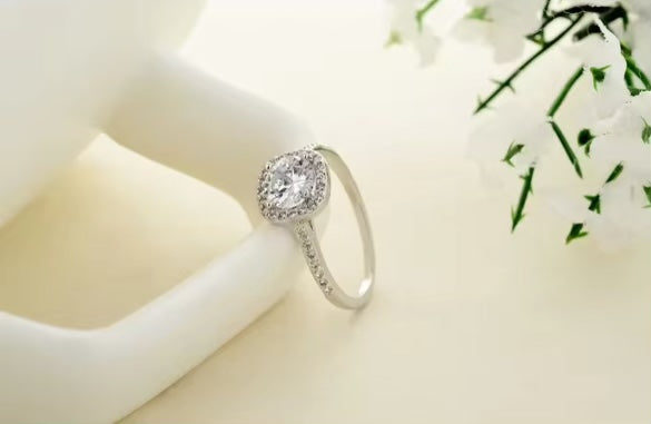 925 Sterling Silver Set With AAA Cubic Zircone Stone